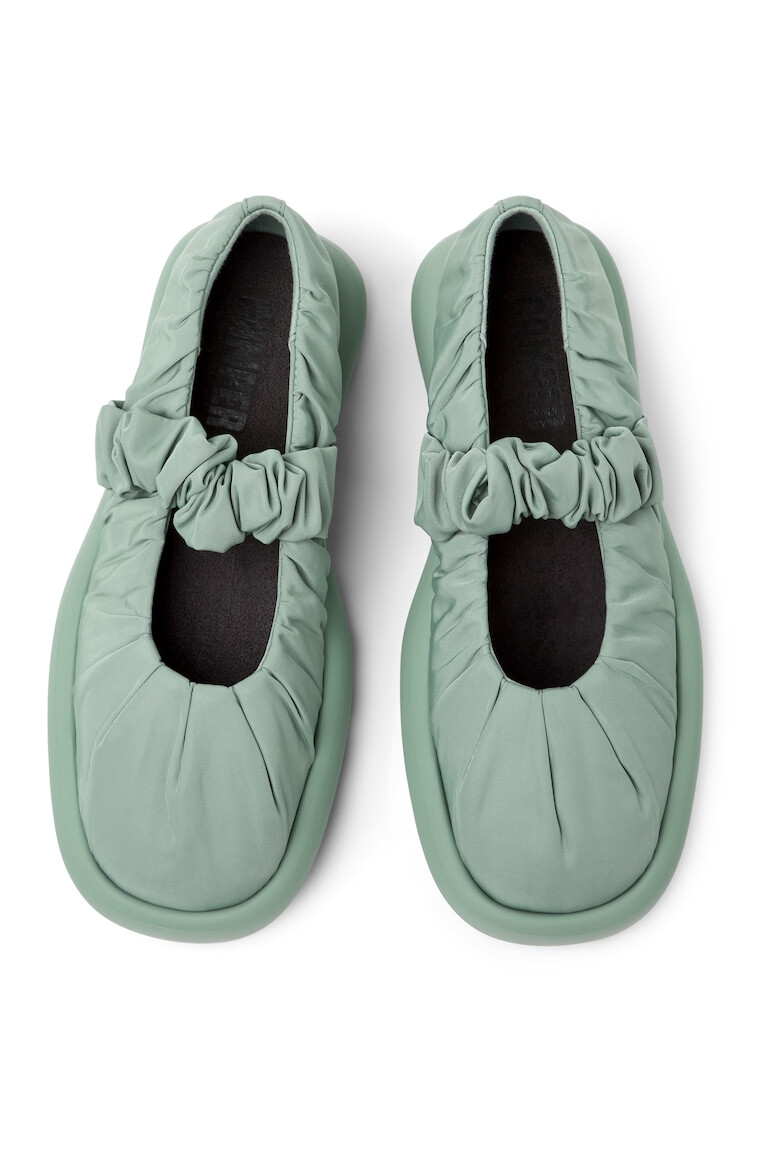Camper Пантофки Onda тип Mary Jane - Зелен - Pepit.bg