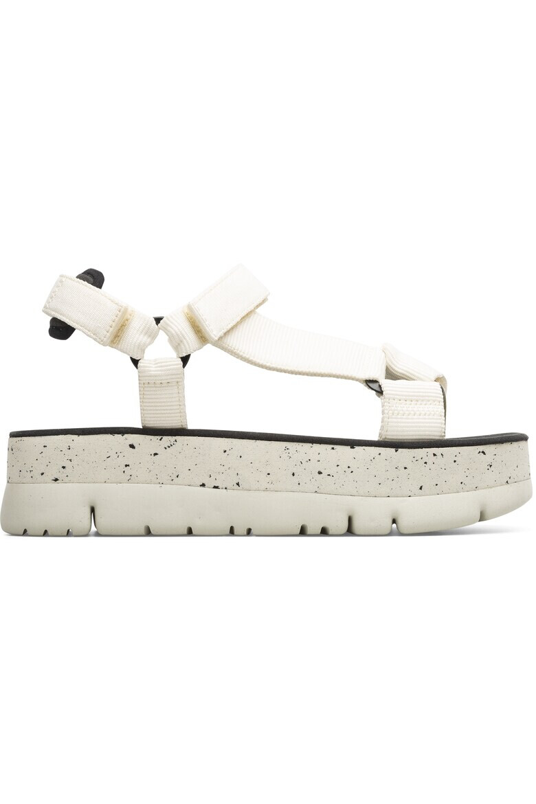 Camper Сандали Oruga Up 23747 с равна платформа - Бял - Pepit.bg
