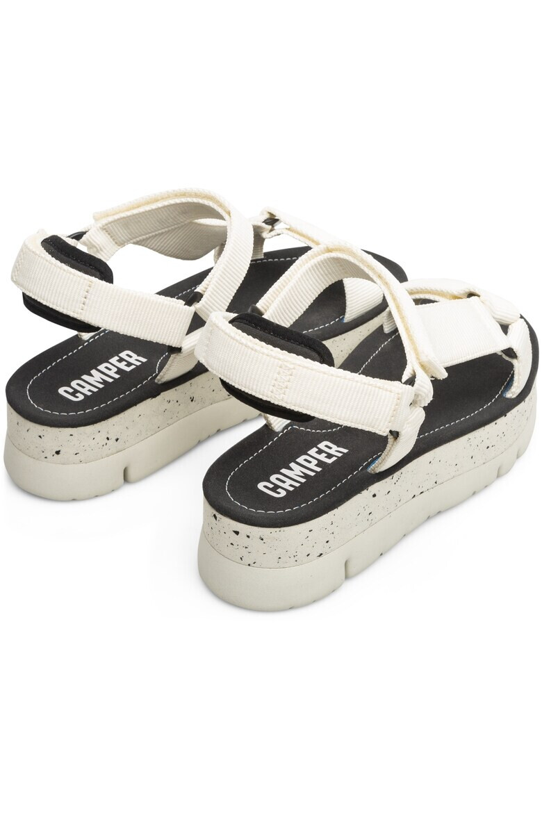Camper Сандали Oruga Up 23747 с равна платформа - Бял - Pepit.bg
