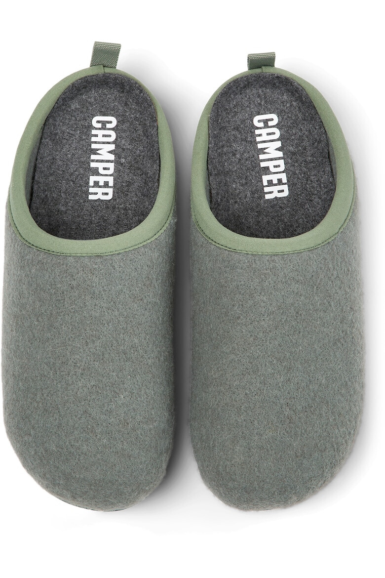 Camper Вълнени домашни пантофи Wabi 1067 - Зелен - Pepit.bg