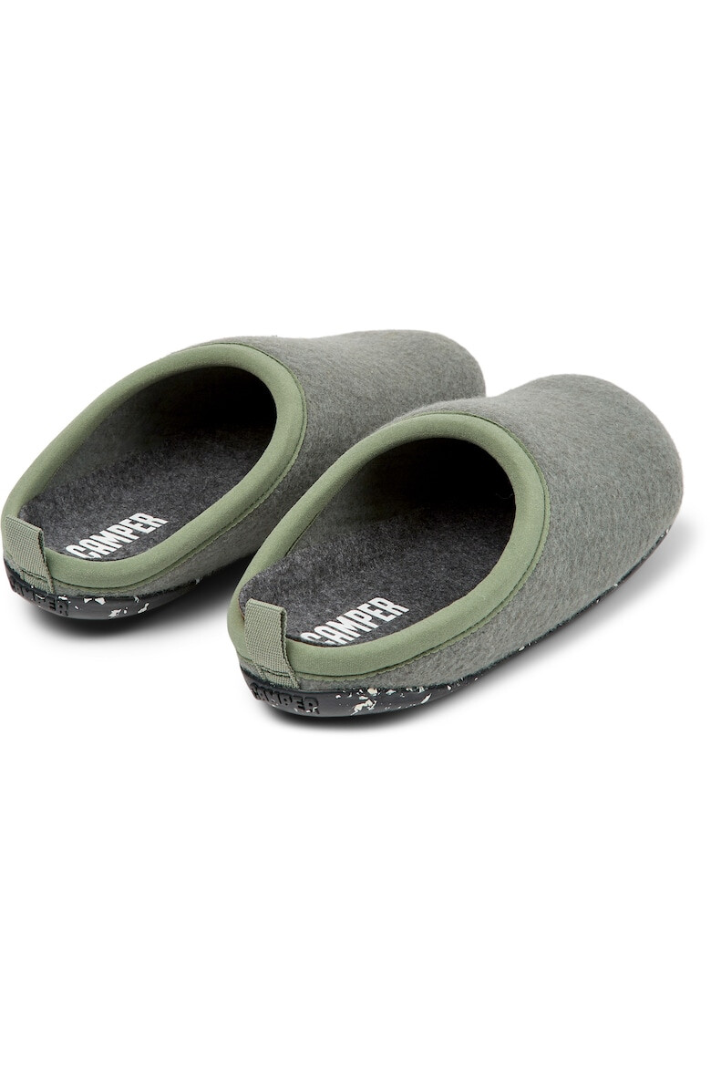 Camper Вълнени домашни пантофи Wabi 1067 - Зелен - Pepit.bg