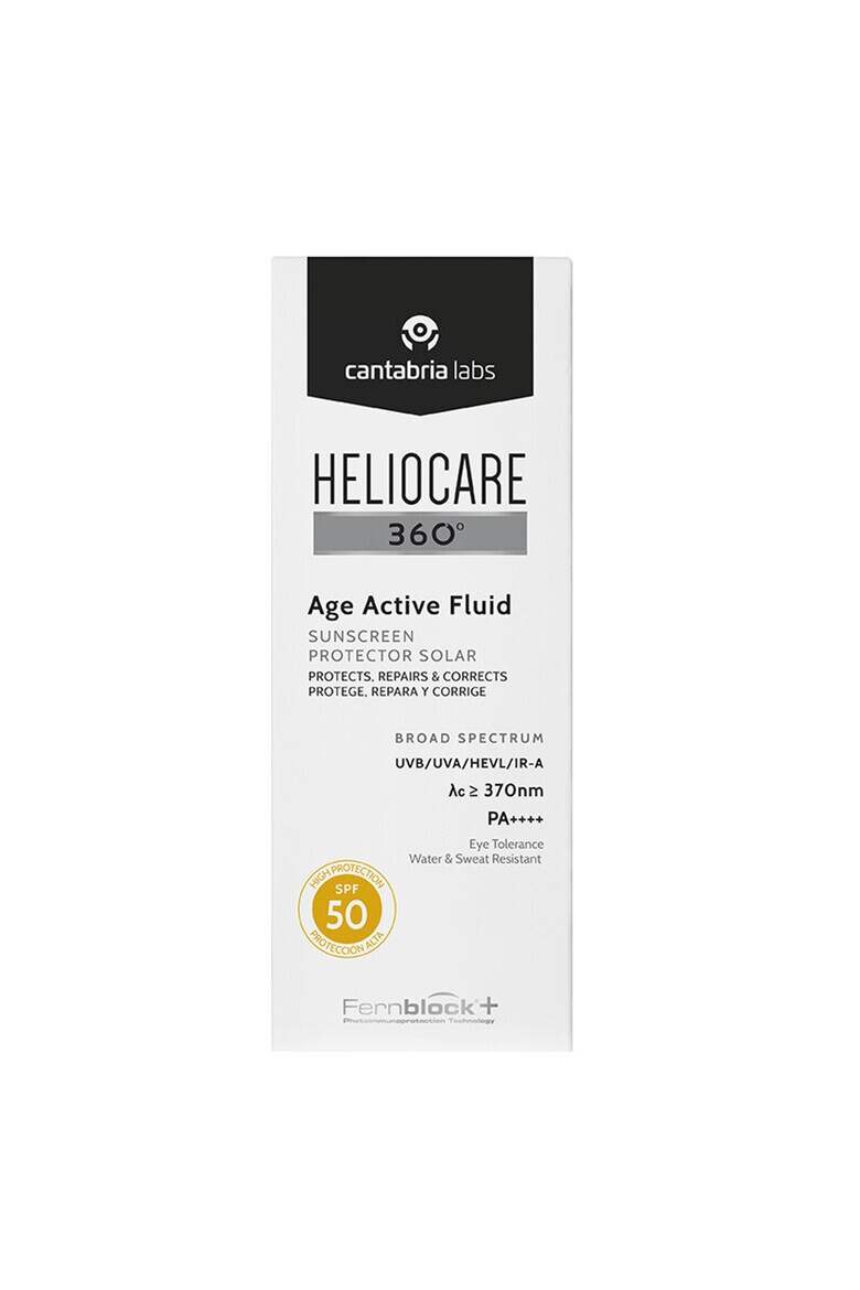 Cantabria Labs Слънцезащитен флуид Cantabria Heliocare 360º Age Active SPF50 - 50 мл - Pepit.bg