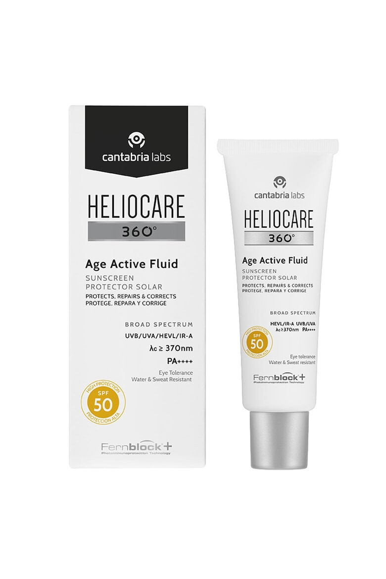 Cantabria Labs Слънцезащитен флуид Cantabria Heliocare 360º Age Active SPF50 - 50 мл - Pepit.bg