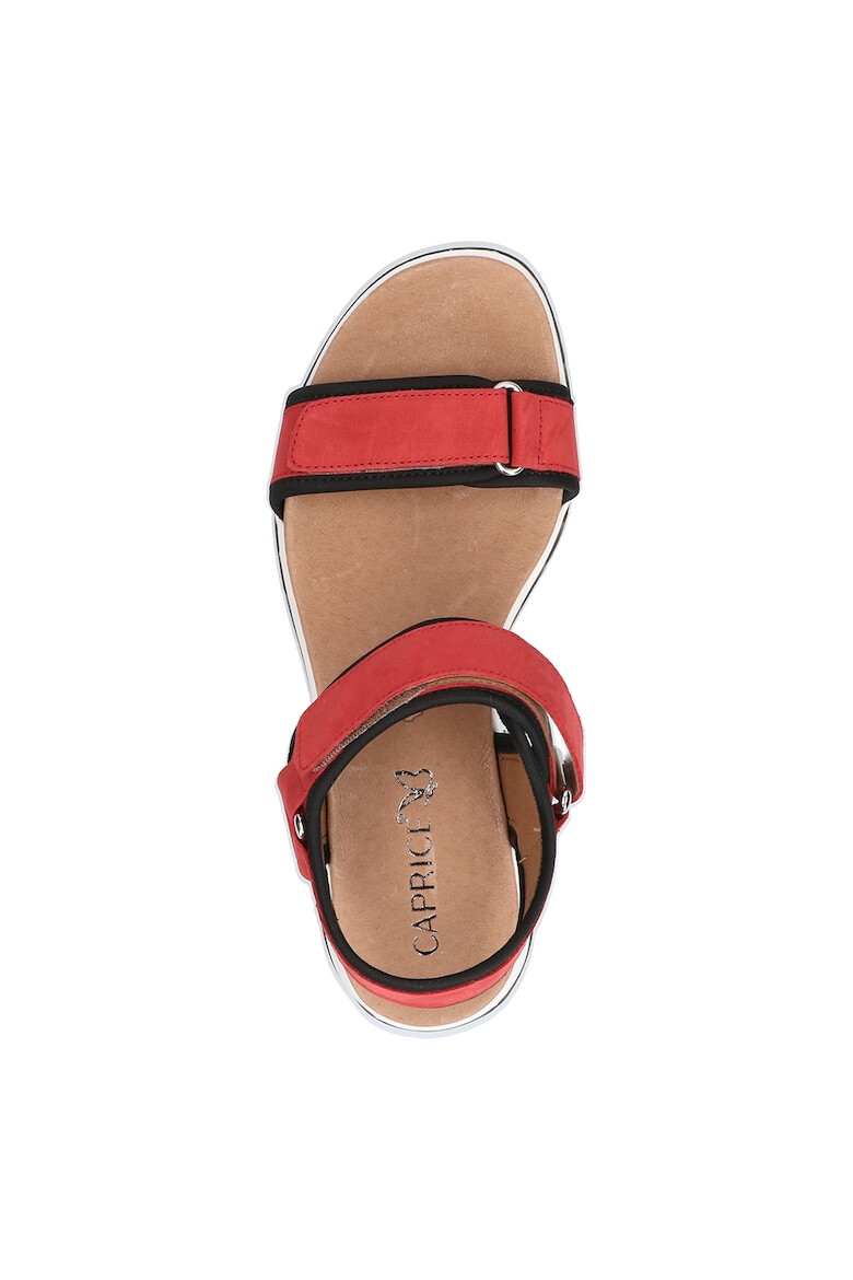 Caprice Скосени сандали с кожа - Pepit.bg
