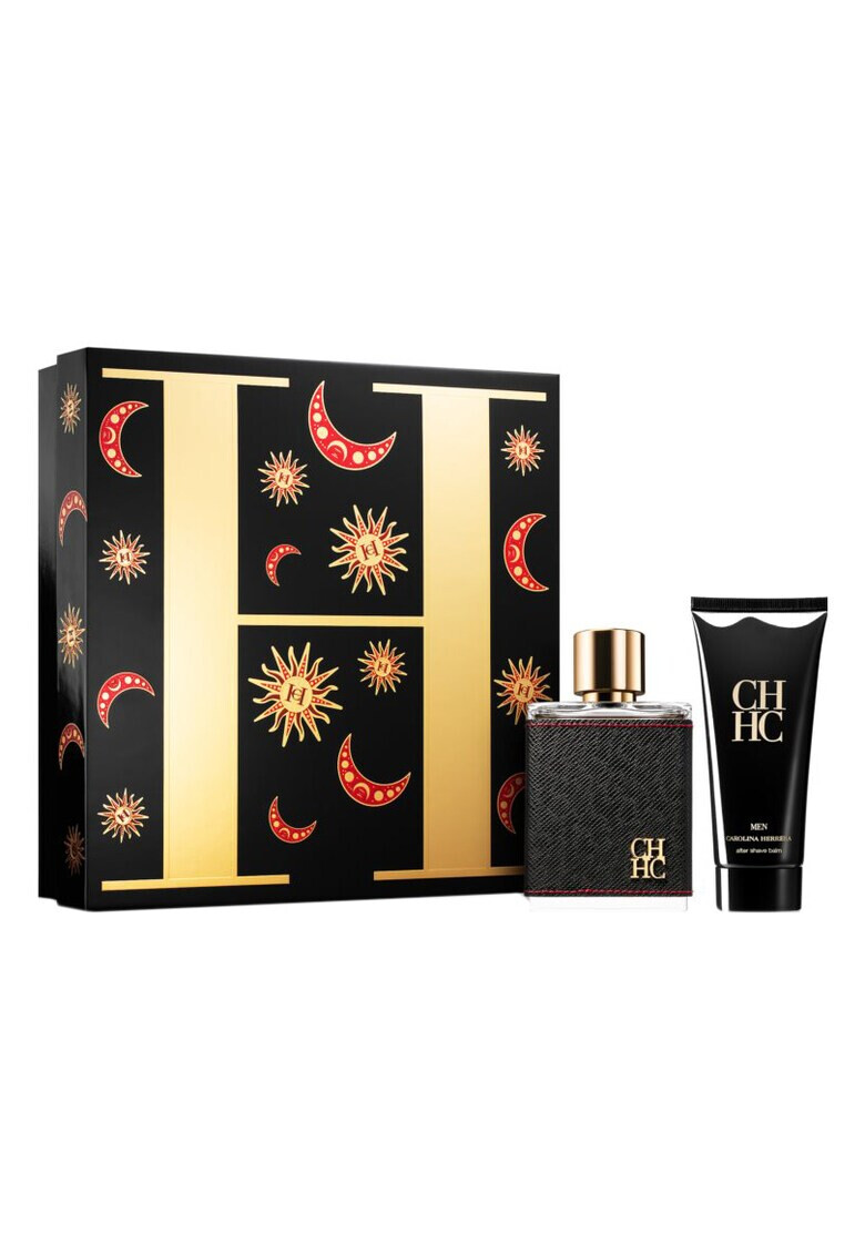 Carolina Herrera Комплект CH Men Мъжки: Тоалетна вода 100 мл + Balsam After Shave 100 мл - Pepit.bg