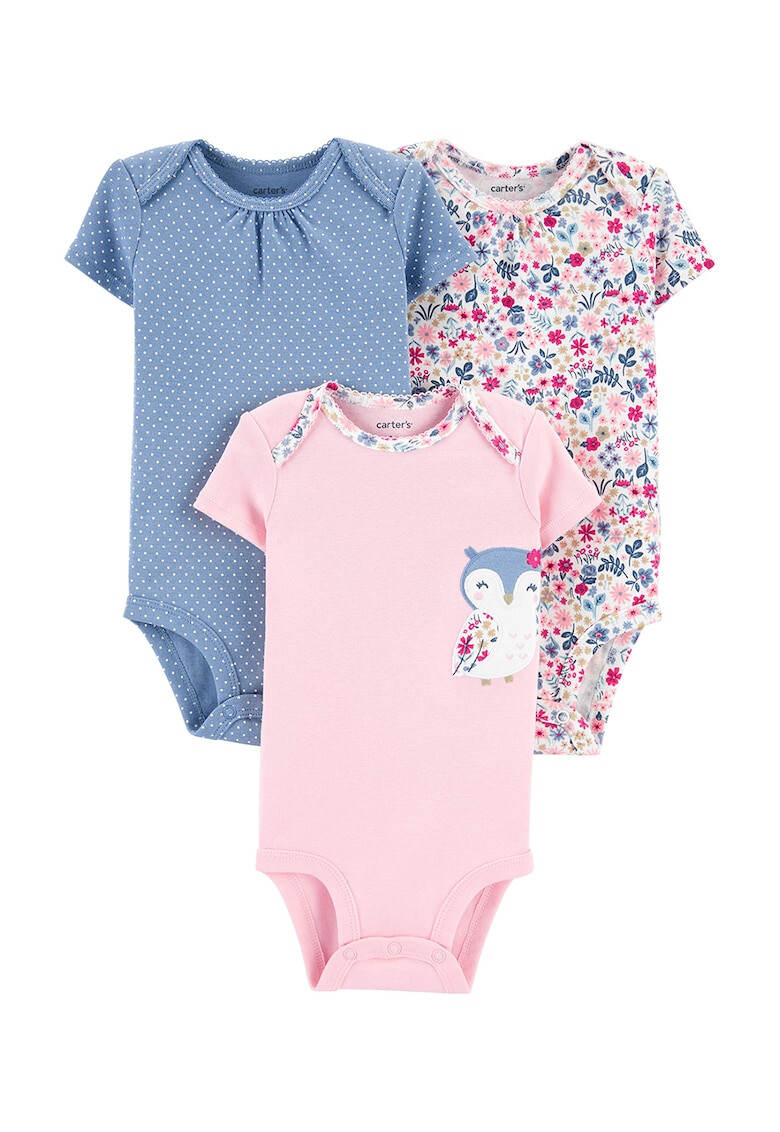 Carter's Памучни бодита - 3 броя - Pepit.bg