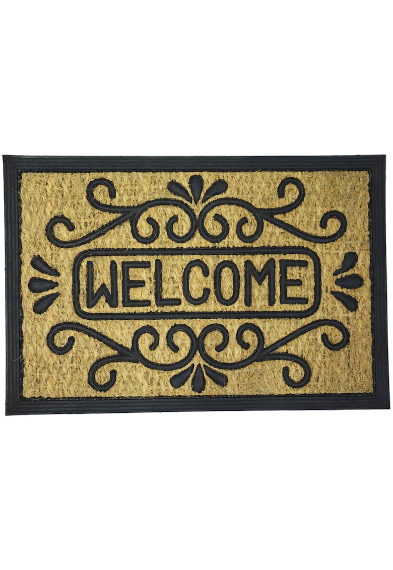 Casa Plastor Изтривалка Кокосови влакна Welcome Flowers 60x40 см - Pepit.bg