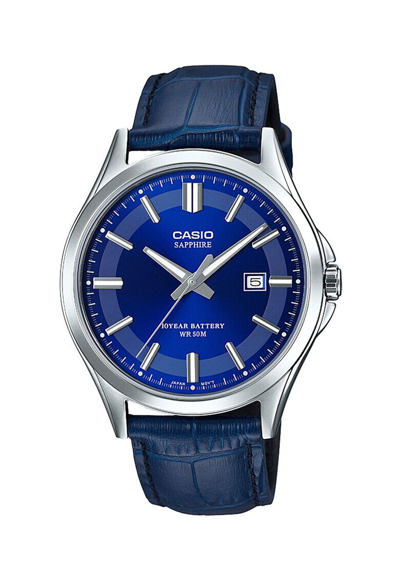 Casio Аналогов часовник с кожена каишка - Pepit.bg