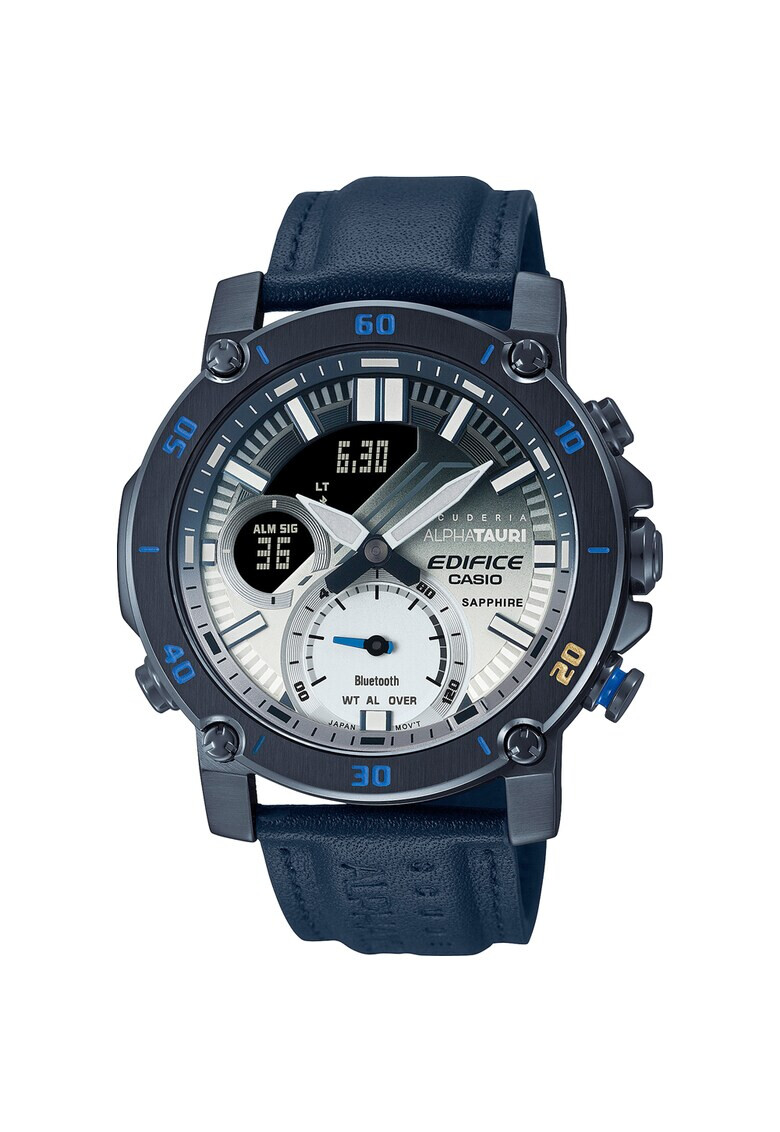 Casio Аналогово-дигитален часовник от инокс - Pepit.bg