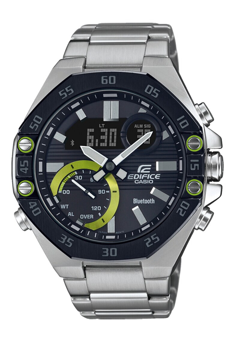 Casio Аналогово-дигитален овален часовник - Pepit.bg