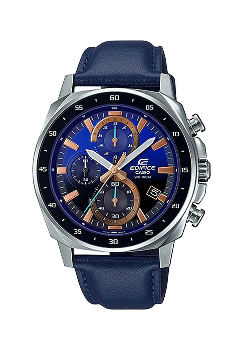 Casio Часовник Edifice с кожена каишка - Pepit.bg