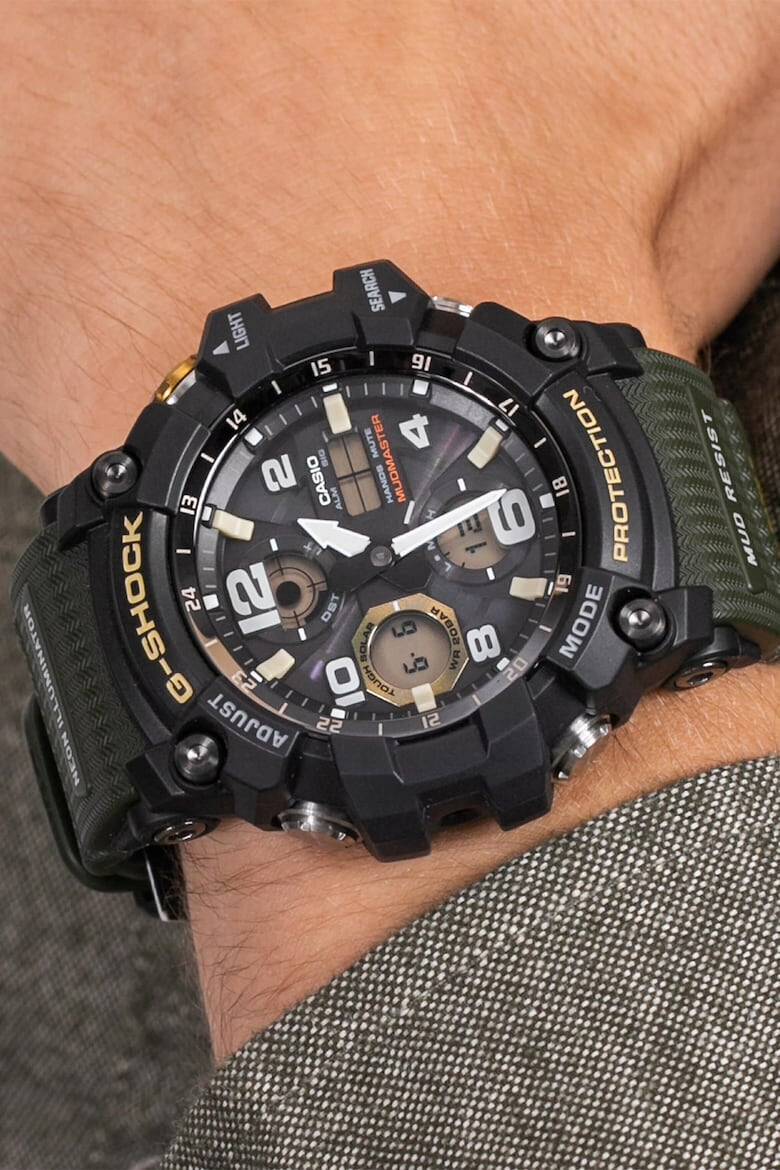 Casio Часовник G-Shock Mudmaster с електронен и аналогов циферблат - Pepit.bg