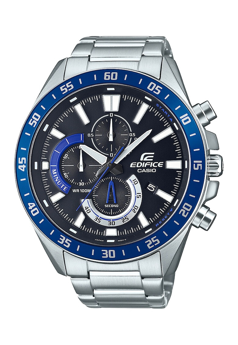 Casio Часовник от неръждаема стомана с хронометър - Pepit.bg