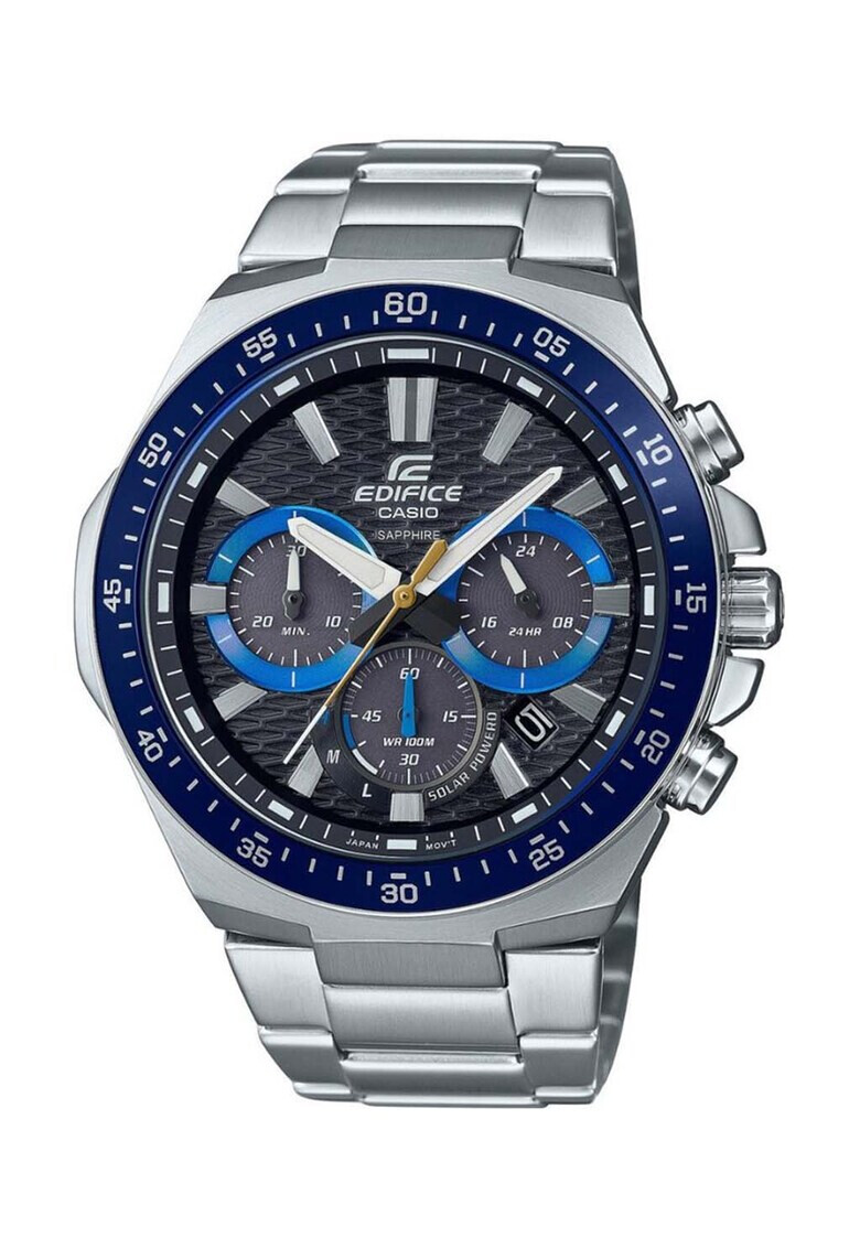 Casio Часовник от неръждаема стомана с хронометър - Pepit.bg