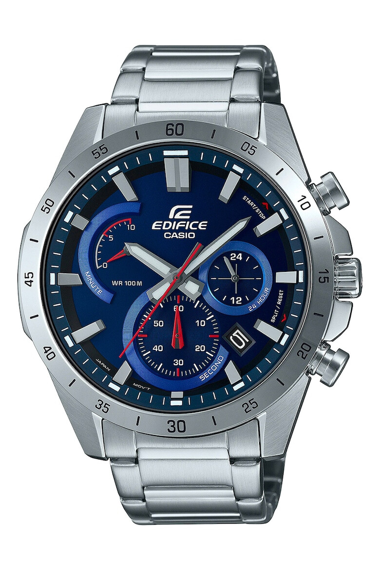 Casio Часовник от неръждаема стомана с хронограф - Pepit.bg