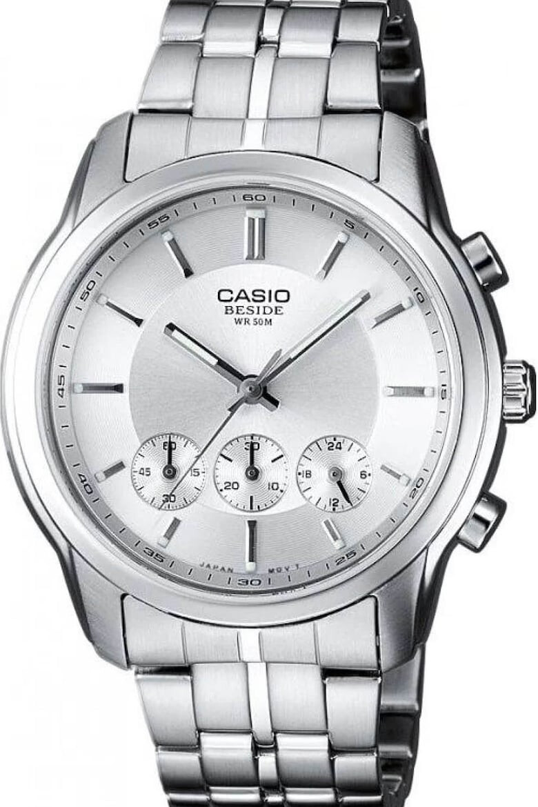 Casio Часовник от неръждаема стомана с хронограф - Pepit.bg