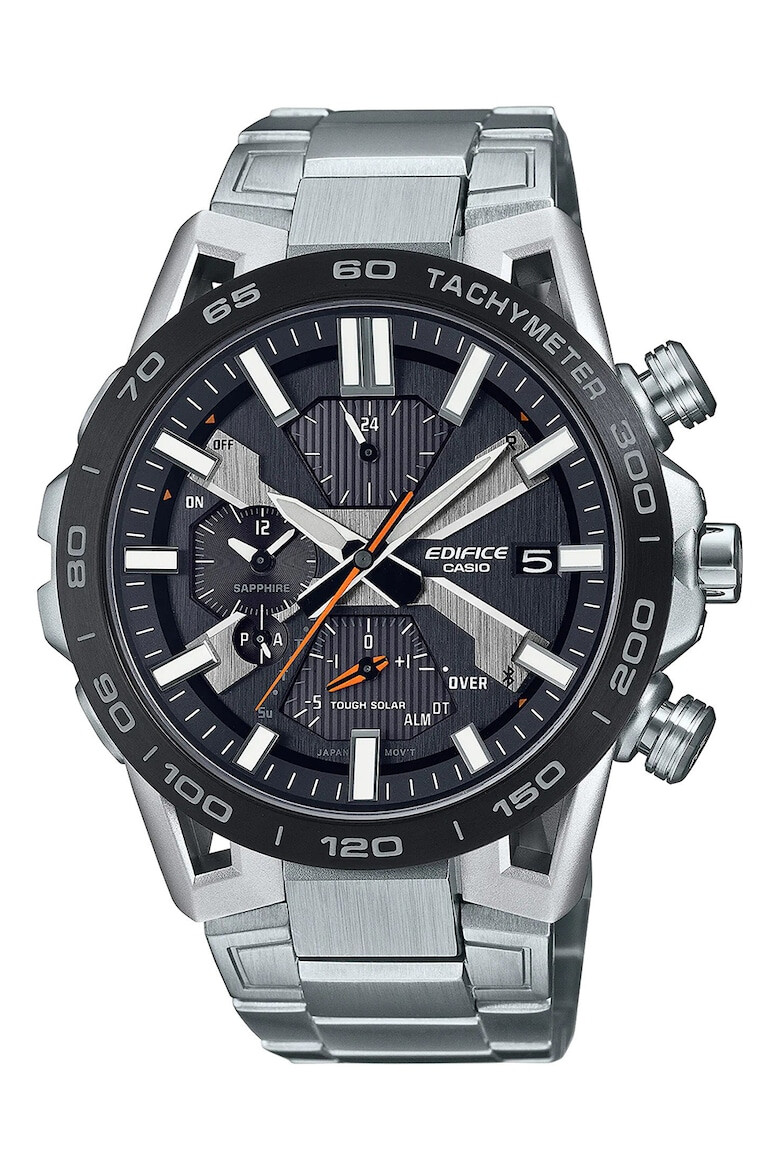 Casio Часовник от неръждаема стомана с хронометър - Pepit.bg