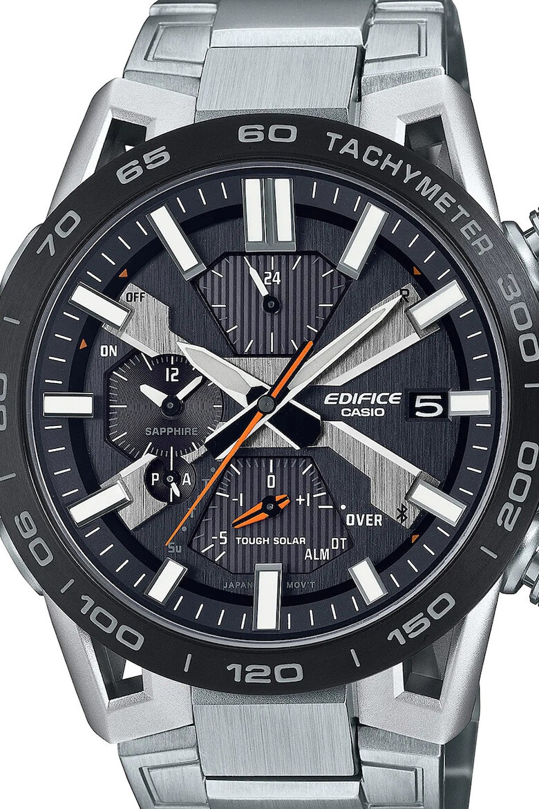 Casio Часовник от неръждаема стомана с хронометър - Pepit.bg