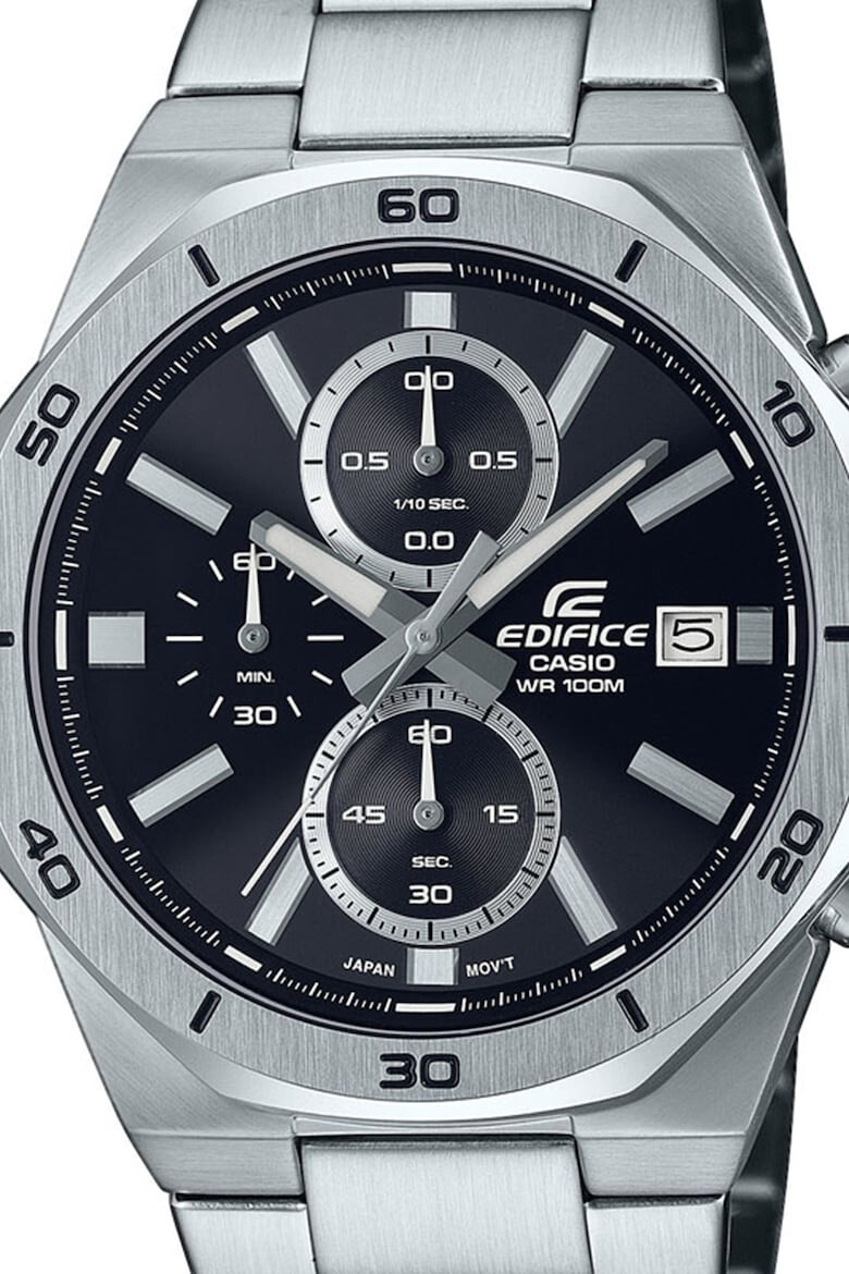 Casio Часовник от неръждаема стомана с хронометър - Pepit.bg
