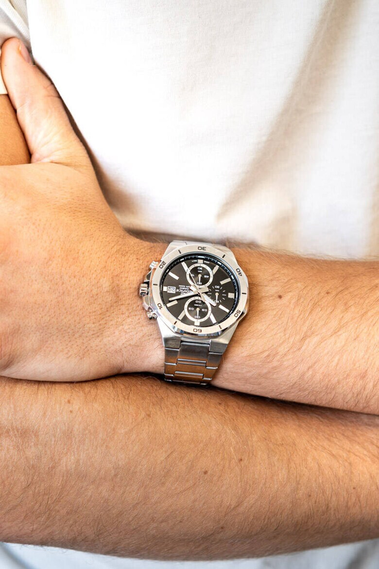 Casio Часовник от неръждаема стомана с хронометър - Pepit.bg