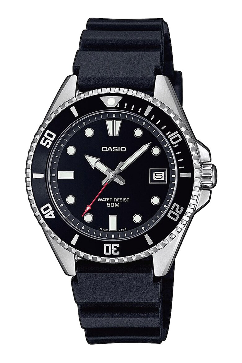 Casio Часовник от неръждаема стомана с лого - Pepit.bg