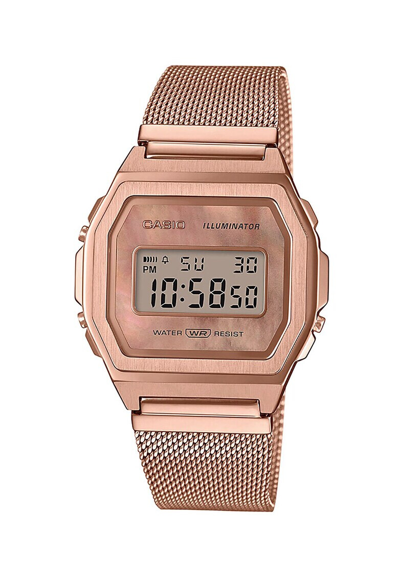 Casio Часовник с мрежеста верижка - Pepit.bg