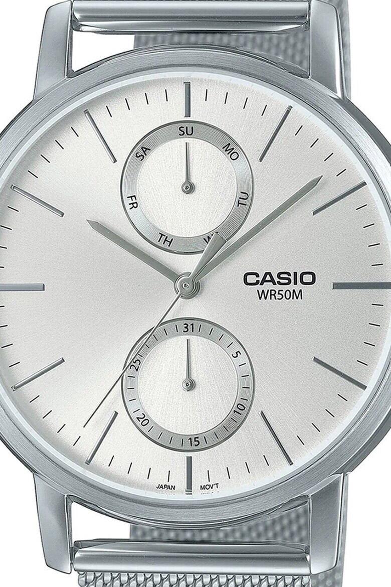 Casio Часовник с мрежеста верижка - Pepit.bg