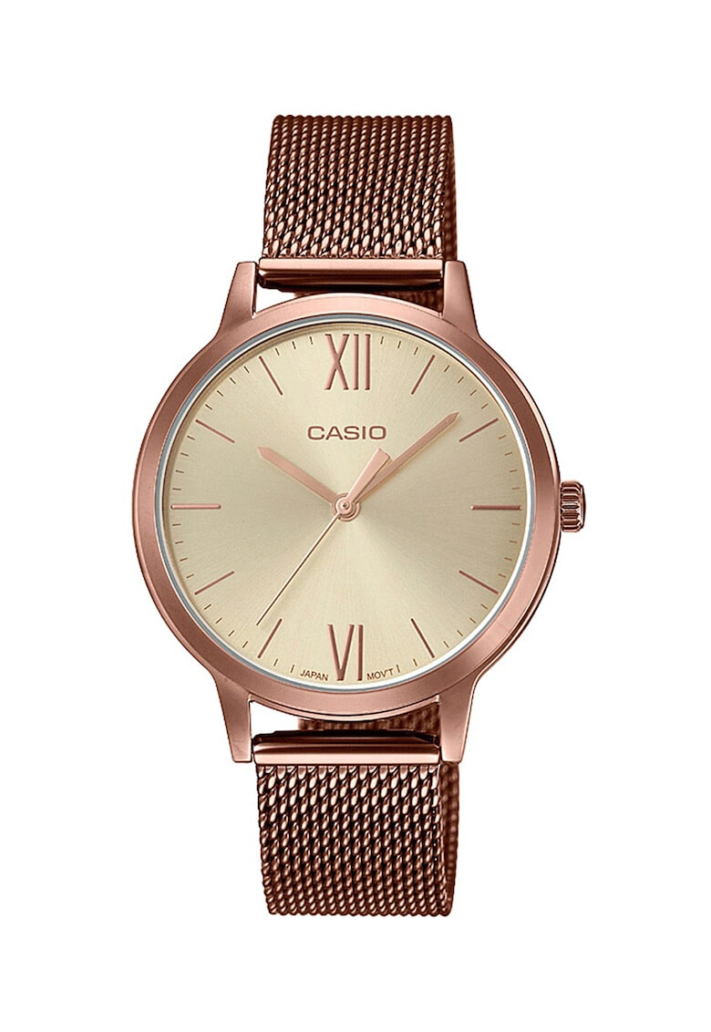 Casio Часовник с мрежеста верижка - Pepit.bg