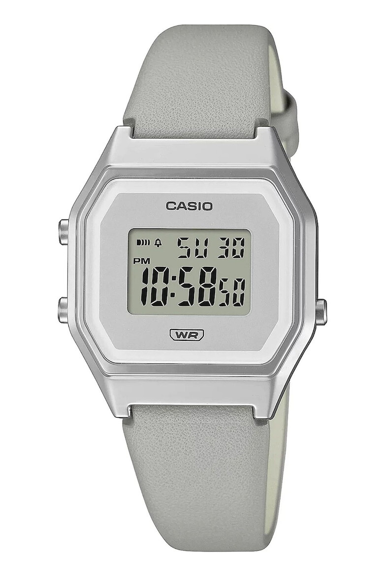 Casio Дигитален часовник с кожена каишка - Pepit.bg