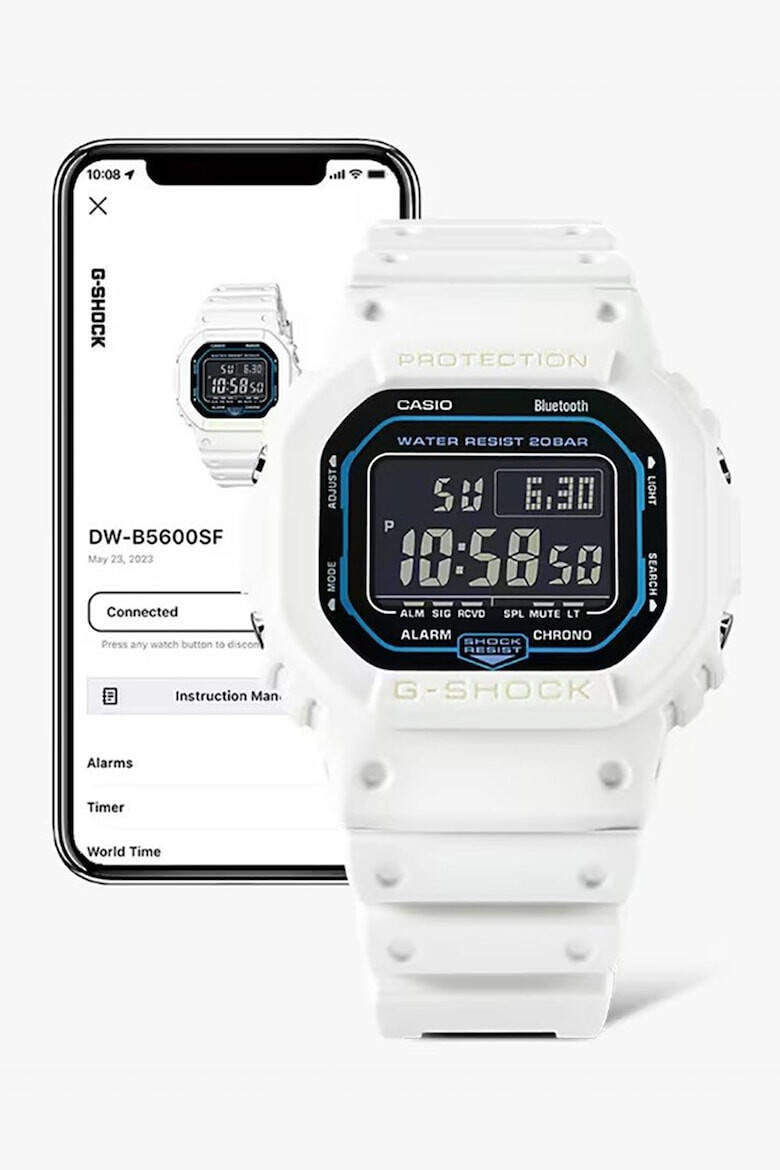 Casio Електронен правоъгълен часовник G-Shock - Pepit.bg