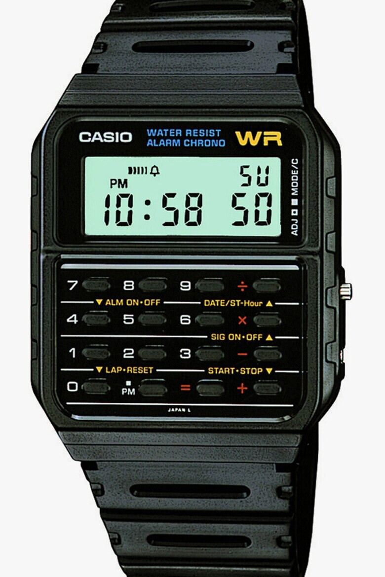 Casio Квадратен часовник с хронограф - Pepit.bg