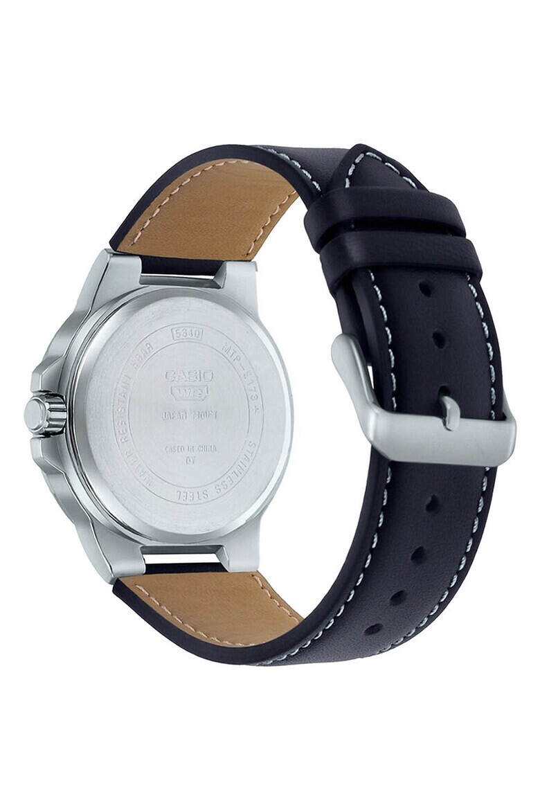 Casio Кварцов часовник с кожена каишка - Pepit.bg