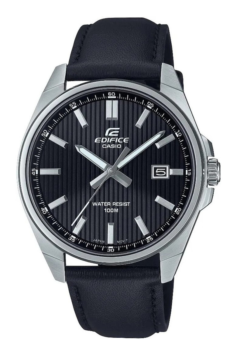 Casio Кварцов часовник с кожена каишка - Pepit.bg
