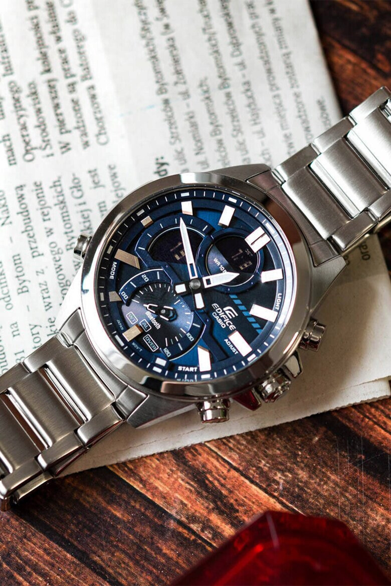 Casio Мултифункционален часовник от неръждаема стомана - Pepit.bg