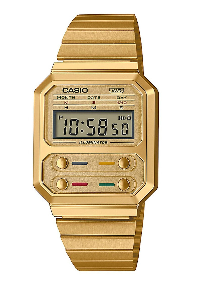 Casio Унисекс дигитален часовник с правоъгълна форма - Pepit.bg