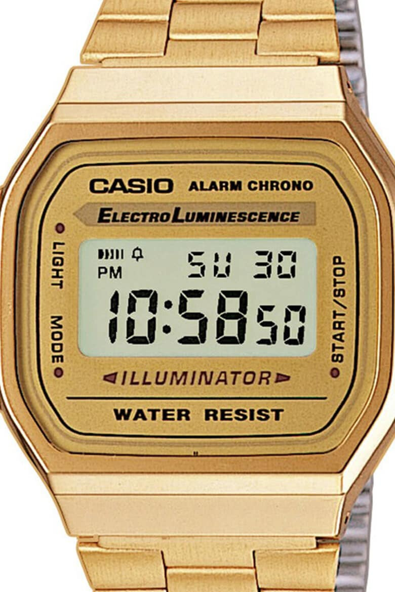 Casio Унисекс цифров часовник с иноксова верижка - Pepit.bg