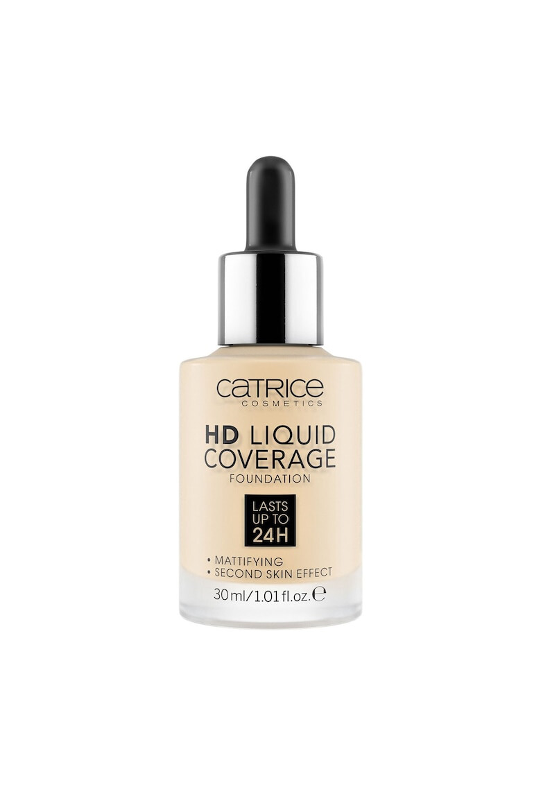 Catrice Фон дьо тен HD Liquid Coverage Fondation 002 Porcelain Beige 30 мл - Pepit.bg