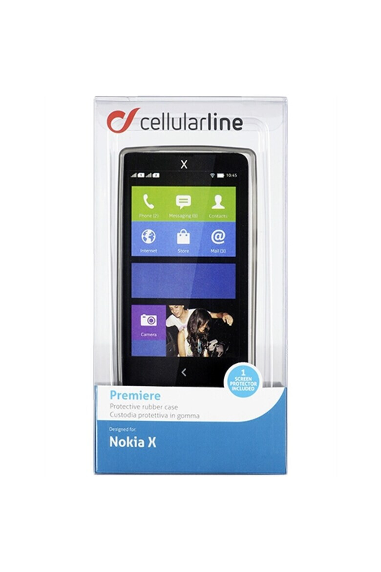 Cellular Line Протектор Cellularline Premiere за Nokia X - Безцветен - Pepit.bg
