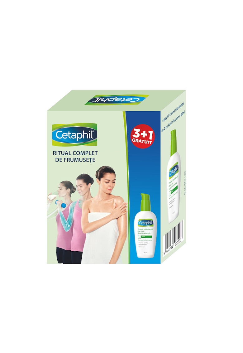 Cetaphil Пакет : 4 x Дневен крем против стареенe Хидратация С хиалуронова киселина 88 мл - Pepit.bg