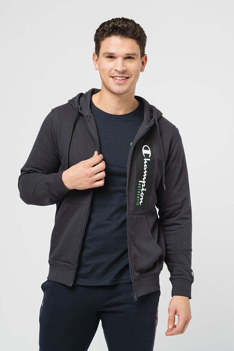 Champion Худи с цип и лого - Pepit.bg