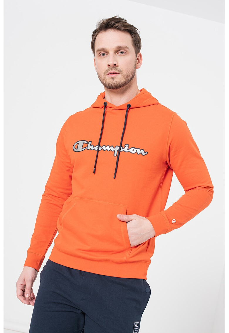 Champion Худи с връзки и лого - Pepit.bg