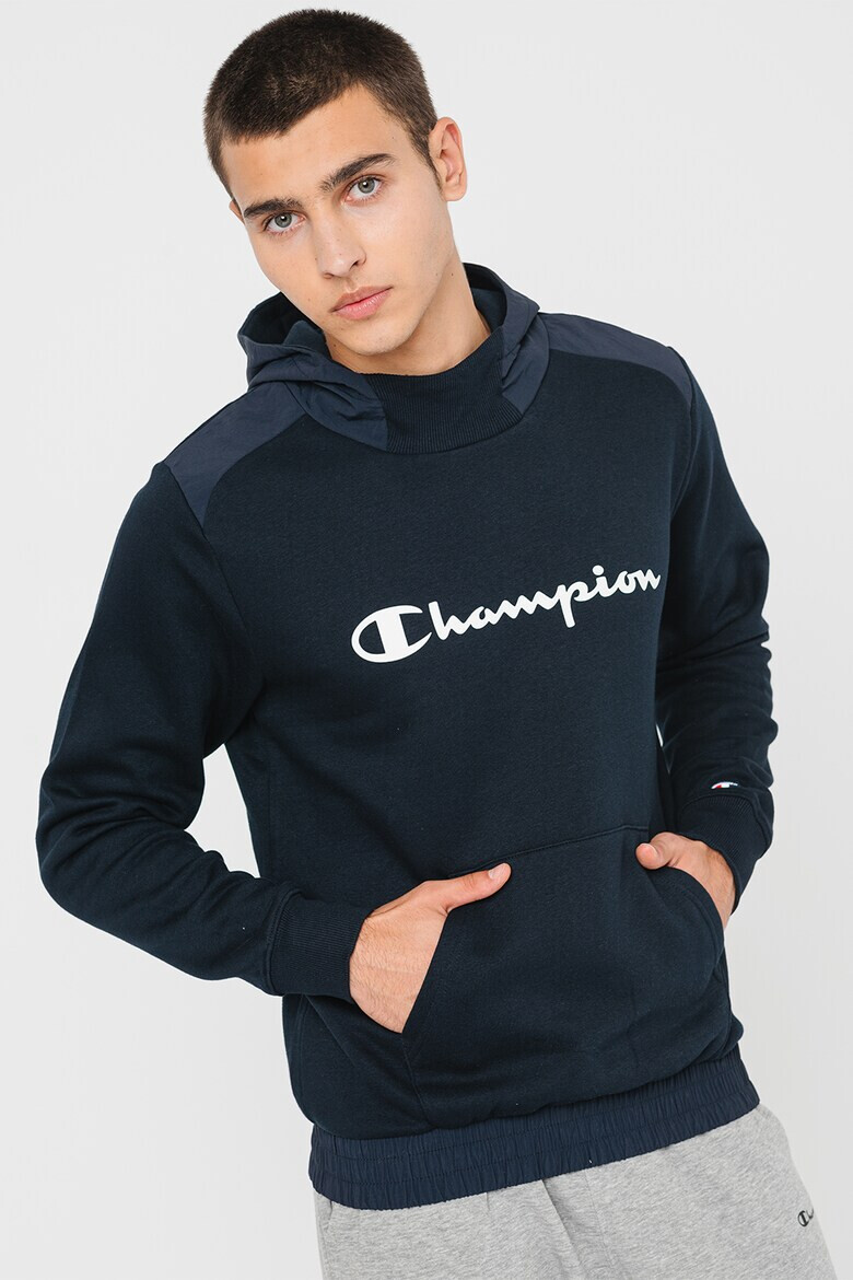 Champion Худи с памук и лого - Pepit.bg