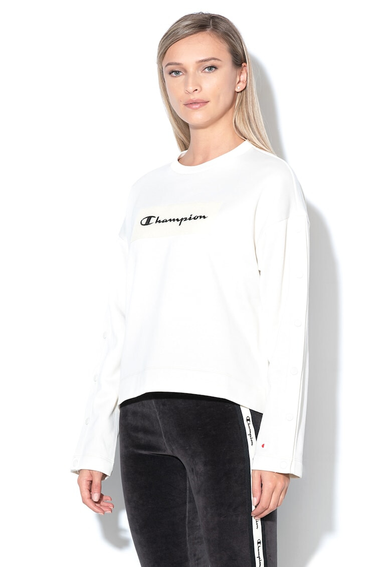 Champion Суитшърт с текс и лого - Pepit.bg