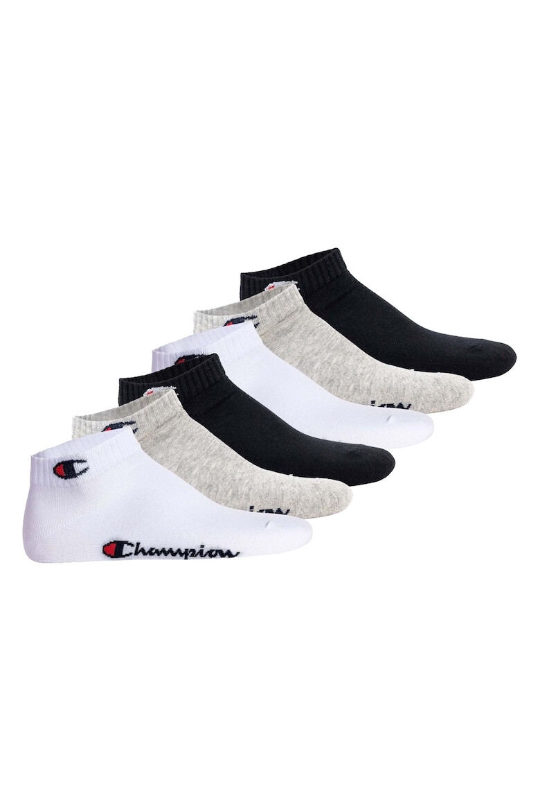 Champion Унисекс къси чорапи с лого - 6 чифта - Pepit.bg