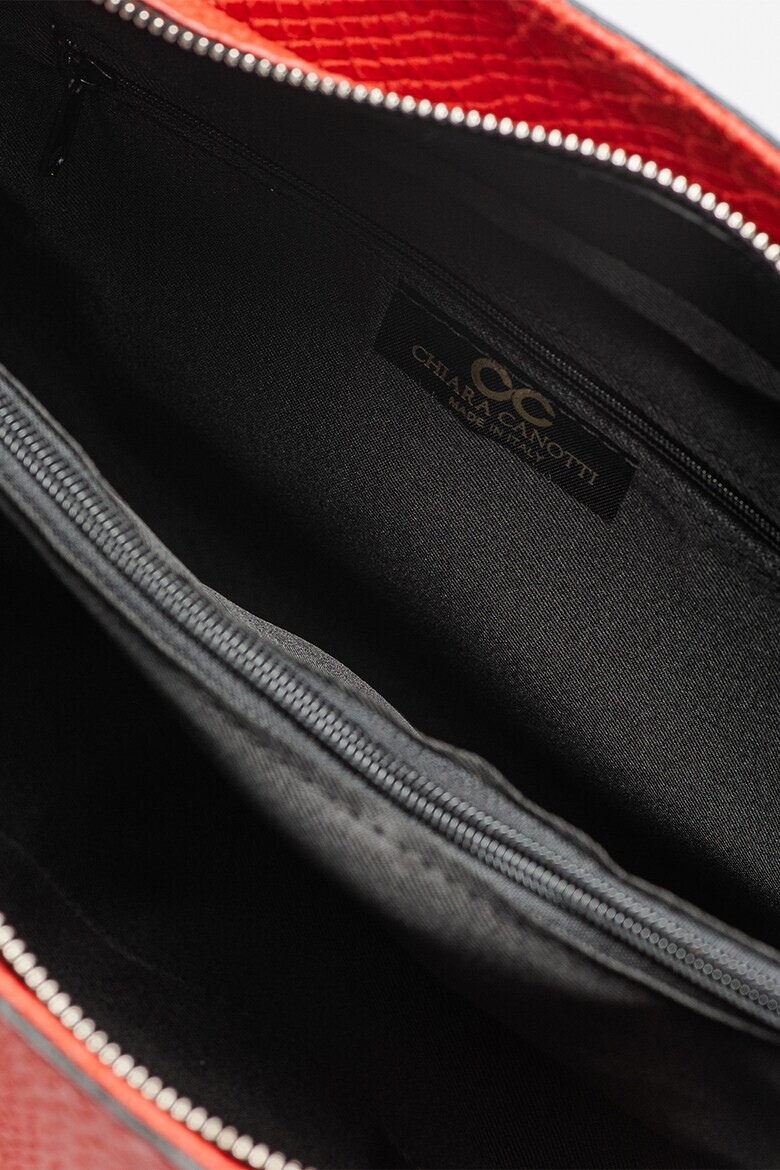 Chiara Canotti Кожена чанта с шагрен - Pepit.bg