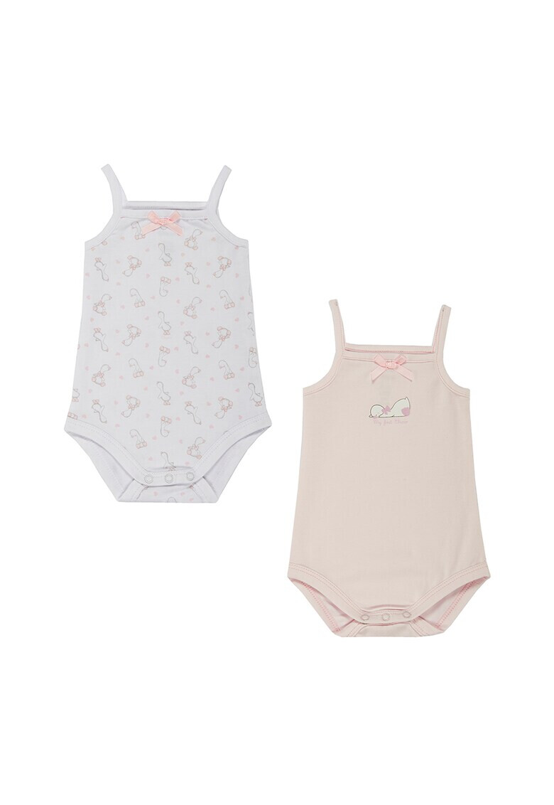 Chicco Боди с фигурален десен - 2 броя - Pepit.bg