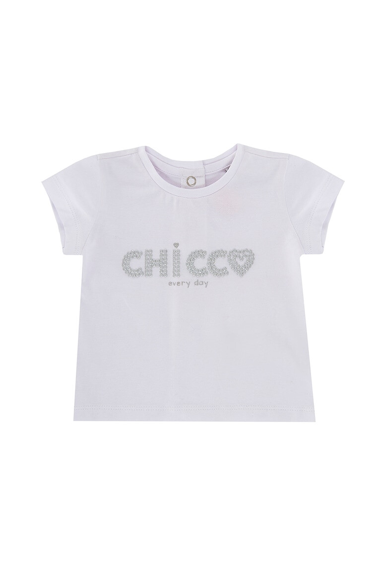 Chicco Тениска с релефно бляскаво лого - Pepit.bg