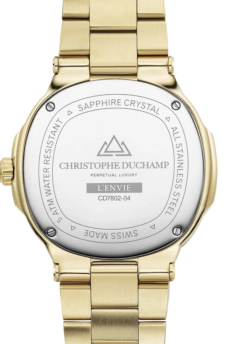 Christophe Duchamp Часовник от неръждаема стомана L'envie Moonphase - Pepit.bg