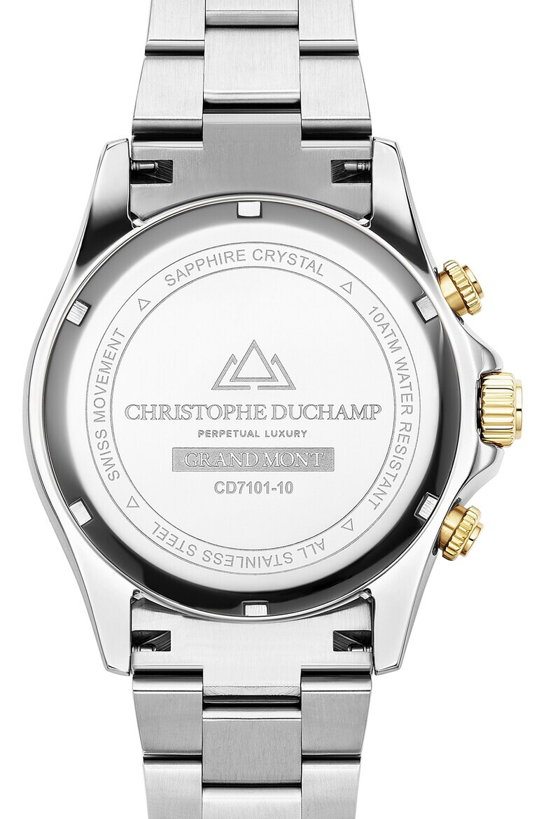 Christophe Duchamp Иноксов часовник с хронограф - Pepit.bg