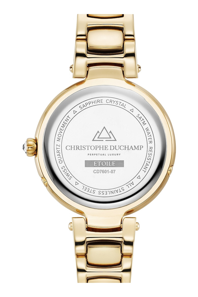 Christophe Duchamp Кварцов часовник с диаманти - Pepit.bg